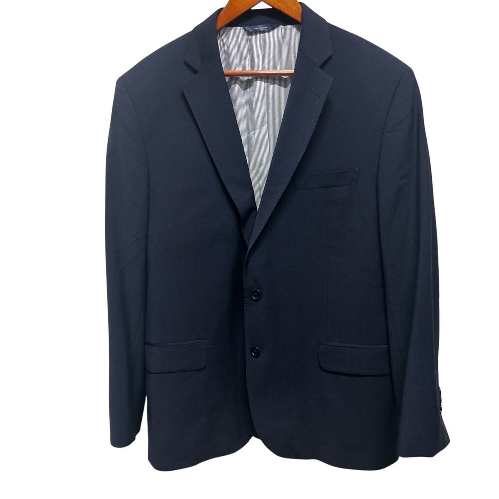 Brooks Brothers Sport Coat 44 R Blue Wool Birdseye Explorer Regent Fit Luxury